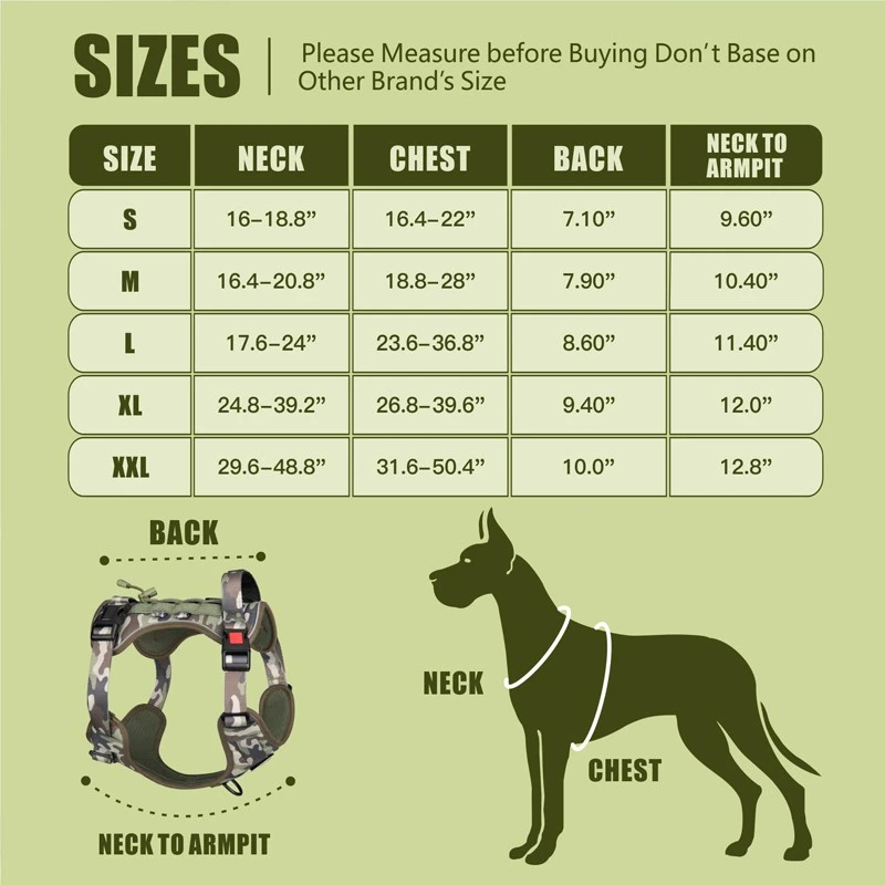 Camo Green Firm Pet Harness price
